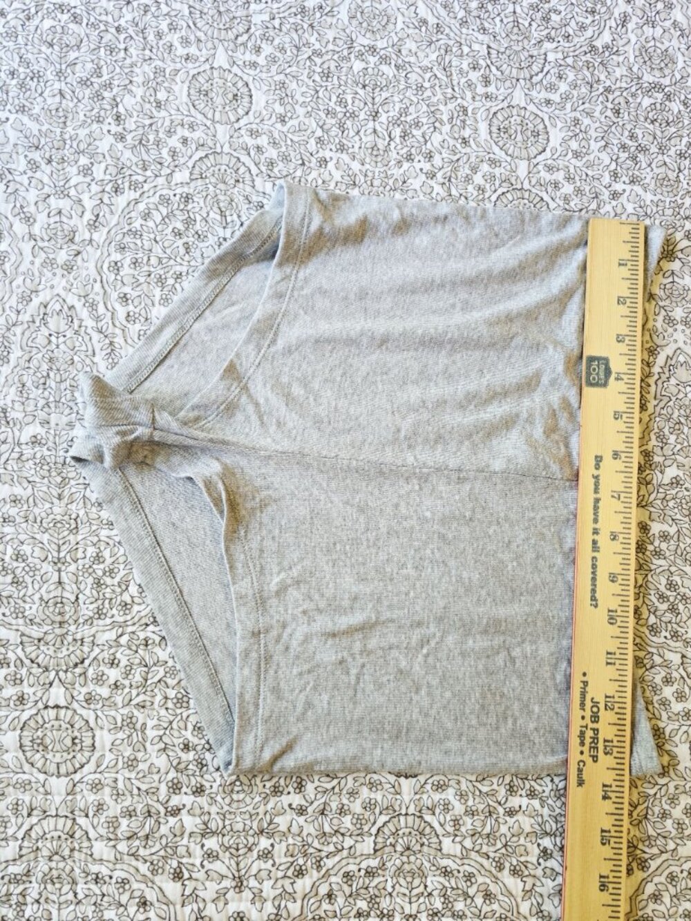 NWT Victorias Secret Gray Long-Sleeve Henley Romper Size M Soft Stretch Cotton - Picture 7 of 10